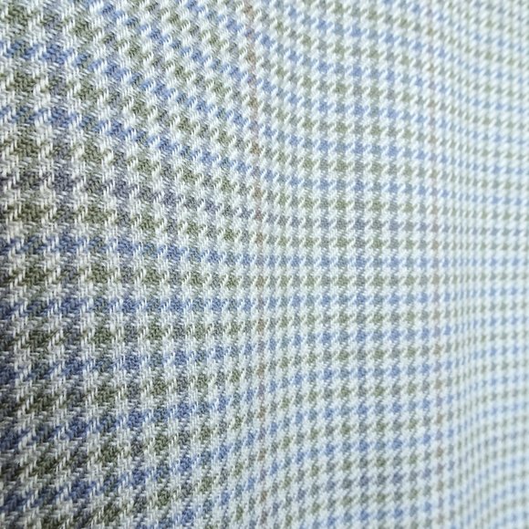 Abraham Moon Vintage Houndstooth Unionmade Silk & Wool Suit Jacket - Picture 3 of 14